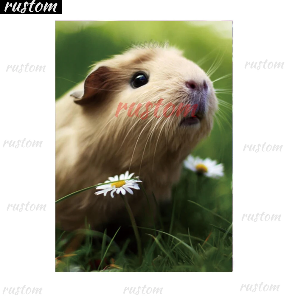 

Diamond painting kit, 5D embroidery painting kit for gem cross stitch crafts, animal mosaic, 3D, gift with round diamond Rustom