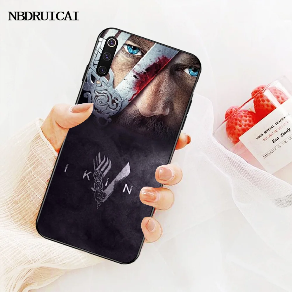 NBDRUICAI Ragnar Lothbrok Vikings DIY Печать чехол для телефона оболочка Xiaomi Mi9 9SE 8SE Pocophone F1 Mi8 Lite |
