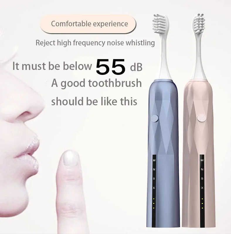 New Intelligent Whitening Sonic Electric Toothbrush 4 Mode USB Charging Ipx7 Waterproof Soft Hair Automatic Electric Toothbrush enlarge