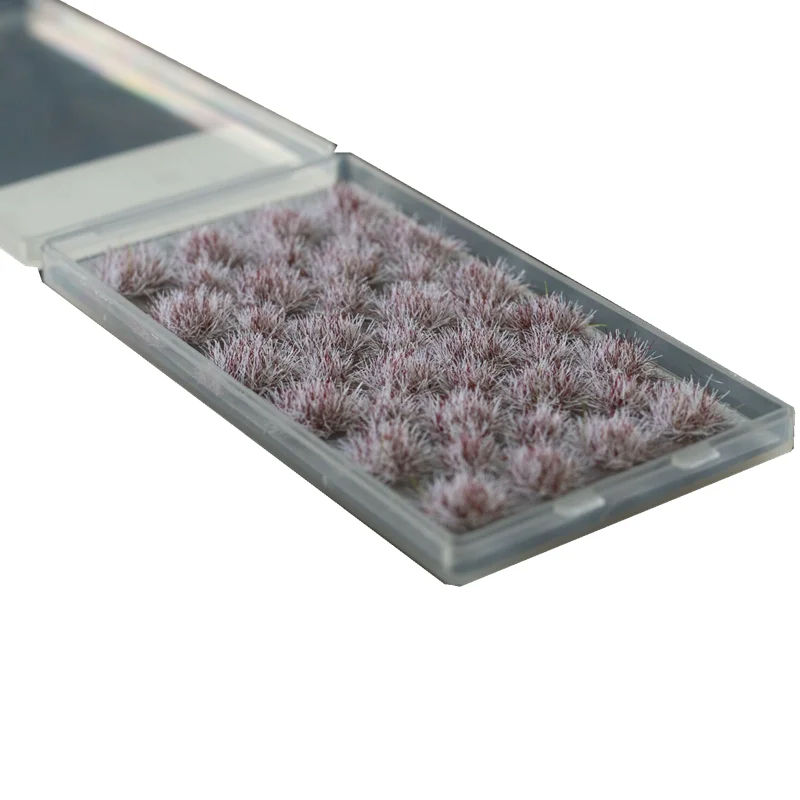 Архитектурная модель из флока Снежная трава 5 мм для конструкции поезда в стиле