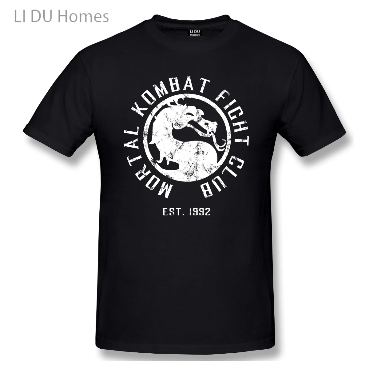 

LIDU Mortal Kombat Fight Club Logo T Shirts WoMen Man's T-shirt Cotton Summer Tshirts Short Sleeve Graphics T-shirts Tee Tops