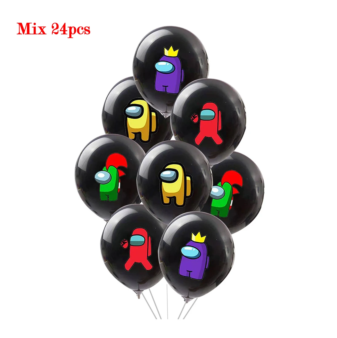 

Among Us Black Gold Happy Birthday Banner Balloons Helium Number Foil Balloon for Kids Party Baby Shower Decor Globos