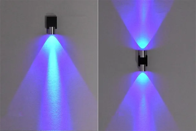 Blue light Коридорная настенная лампа цветной свет светодиодный настенный светильник с подсветкой бар лампы KTV красочные Крытый настенный светильник Прямая с фабрики - Цвет абажура: Blue light