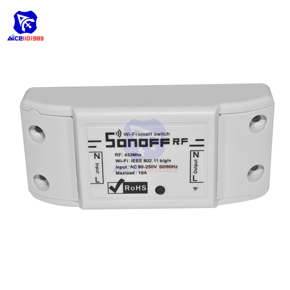 Беспроводной переключатель Sonoff с Wi Fi и дистанционным управлением электрический