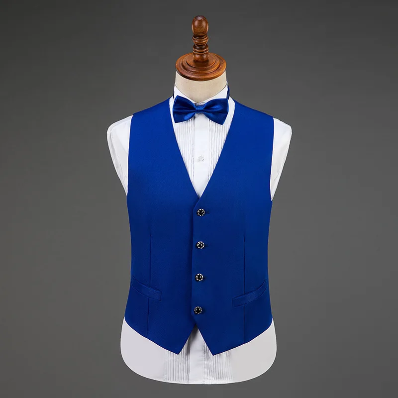 Модный мужской жилет роскошный свадебный для выпускного вечера однотонный