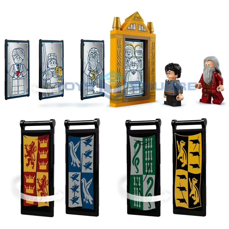 

The Great Hall Model Building Blocks With Magic Movie Action Figures Bricks Set Gifts Educational Toys For Children