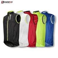 darevie cycling vest 2022 new soft lightweight windproof cycling jacket reflective sleeveless waterproof bicycle equipment