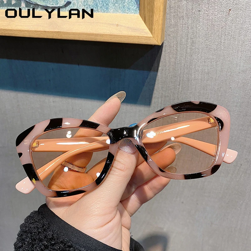 Солнечные очки Oulylan кошачий глаз женские винтажные Роскошные брендовые