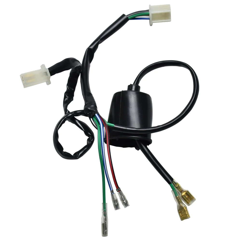 

Жгут проводов двигателя, электрический провод, подходит для 50 70cc 90cc 110cc 125cc XR50, мотоцикла, квадроцикла, скутера, квадроцикла