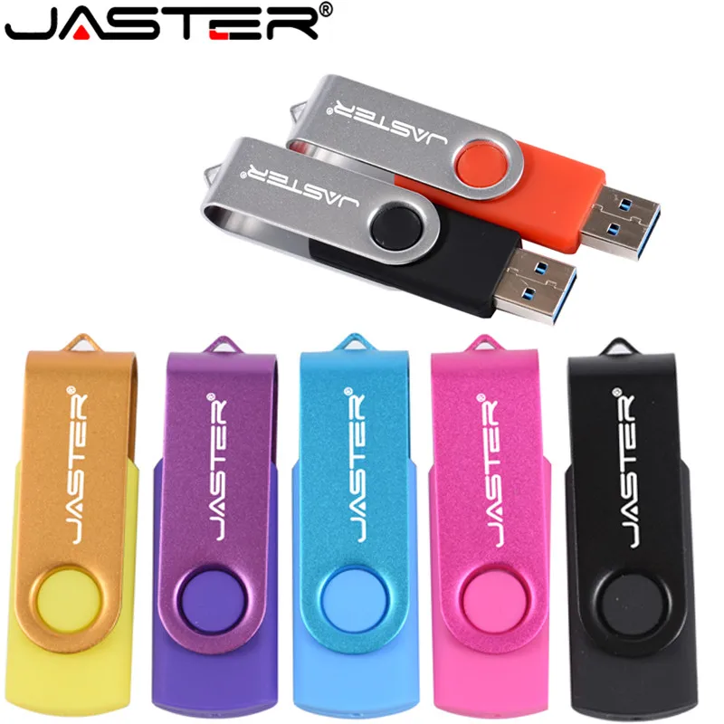 USB флеш накопитель JASTER настраиваемый логотип флешки 4 ГБ 16 32 64 2 0 для свадебных