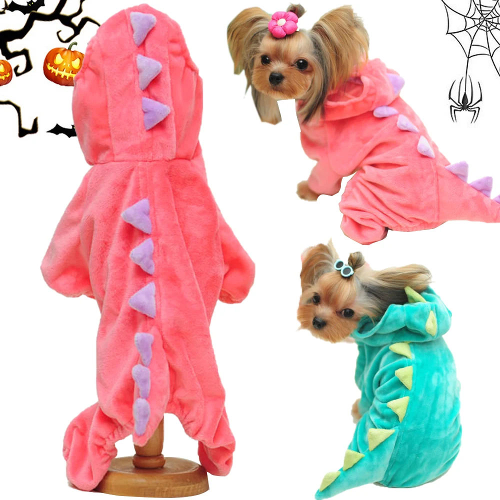 Забавная Одежда для собак на Хэллоуин пальто щенка с изображением дракона одежда