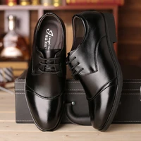 black business formal shoes men oxfords leather men shoes elegant breathable official suit dress office shoes male social shoes