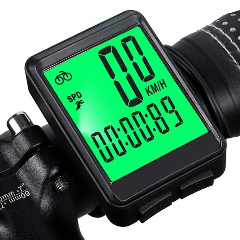 

Waterproof Bicycle Computer Wireless Wired Mountain Bike Bicycle Waterproof Odometer Stopwatch Speedometer LED Digital Rate