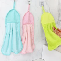 2pcs super absorbent microfiber hanging cleaning wiping rag kitchen dish cloth tableware household cleaning towel kichen tools