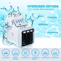 fast shipping 6 in 1 h2o2 water oxygen jet peel hydra beauty skin cleansing hydra dermabrasion face machine water aqua peeling