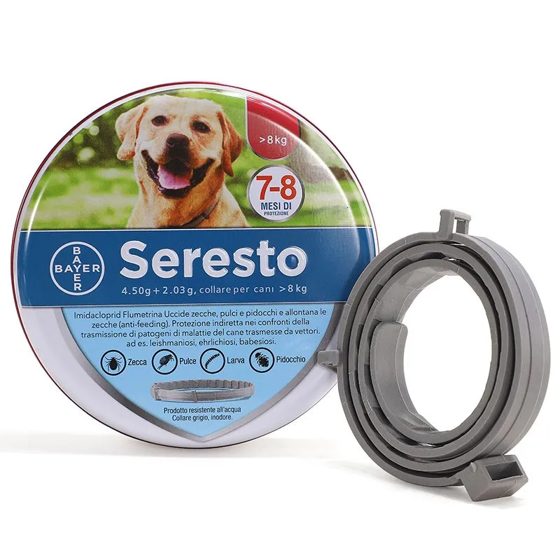 Ошейник для собак кошек 8 месяцев ошейник предотвращения блох и клещей комаров