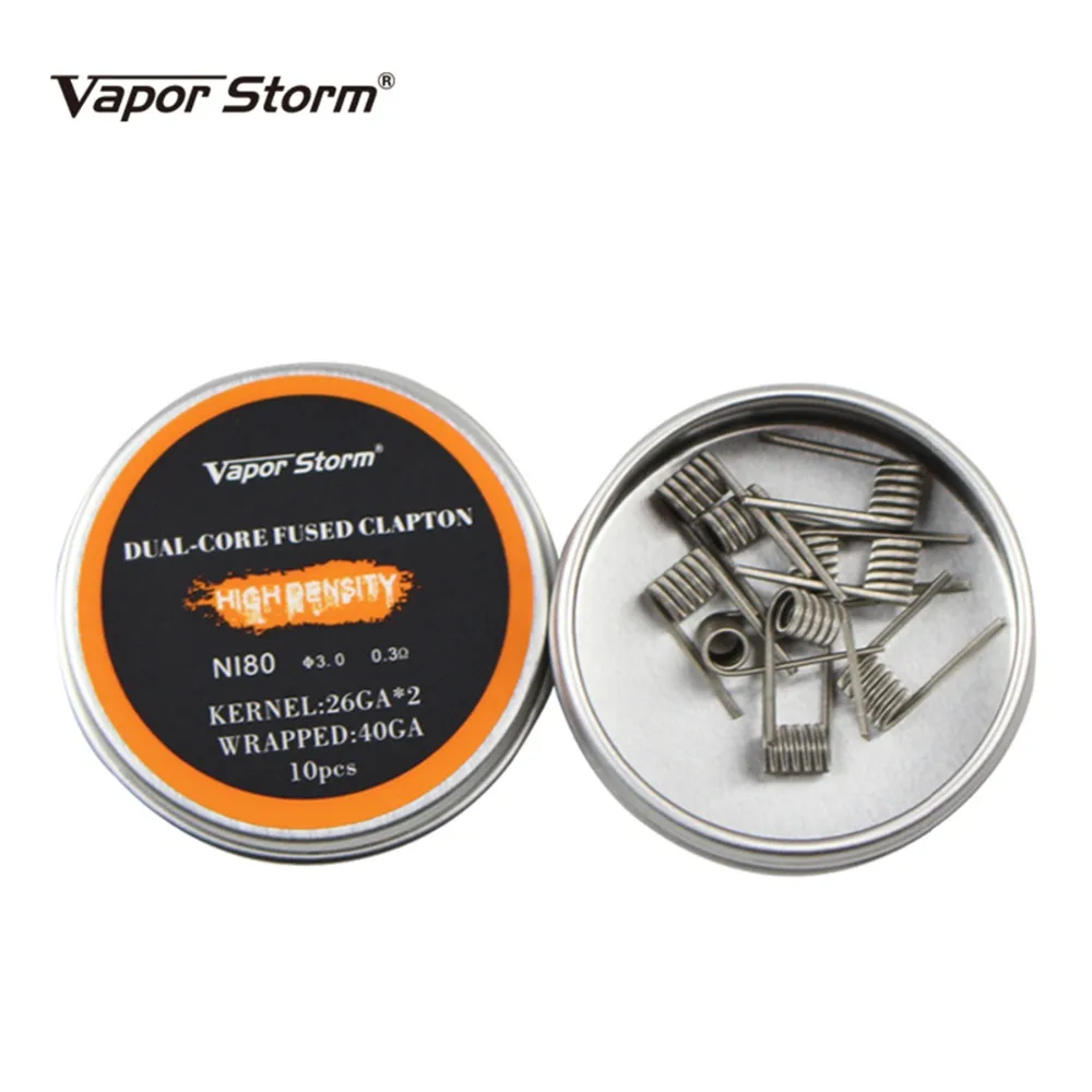 Нихромовая катушка Vapor Storm NI80 высокоплотная нагревательная Alien V2.0 Juggernaut Prebuilt RDA