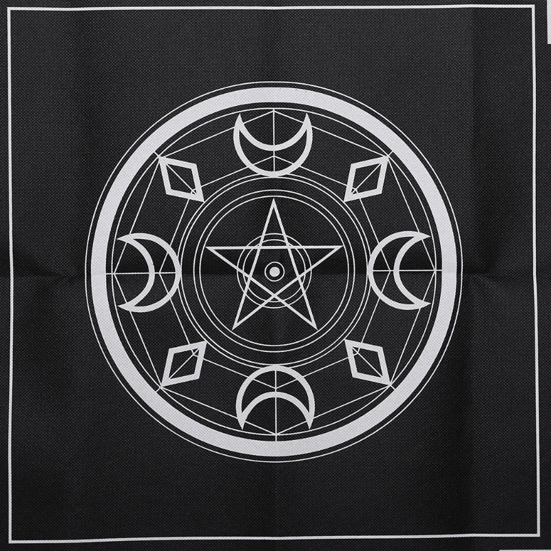 

3pcs Non-woven Tarots Tablecloth 50*50cm Rune Divination Altar Patch Table Cover H4GF