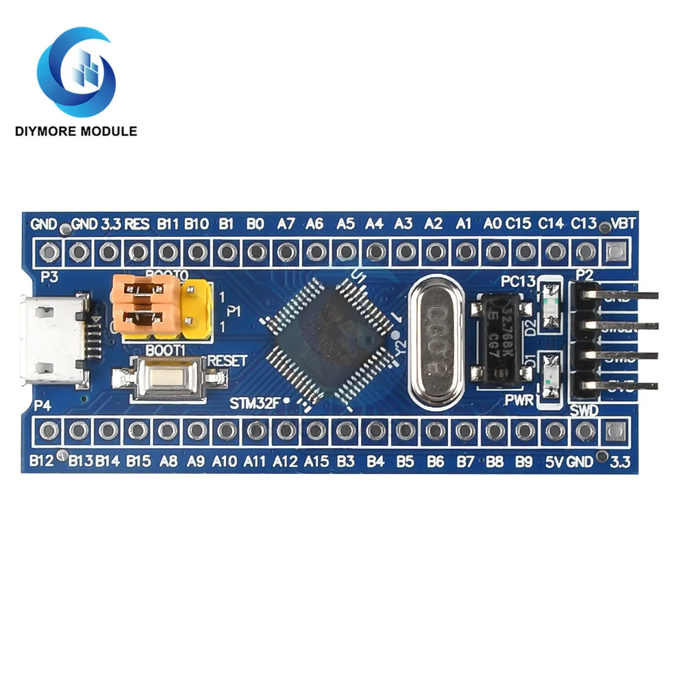 STM32 Minimum System Development Board STM32F103C6T6 ARM Module For STM32F103C8T6 Embedded Microcomputer Core Board Module
