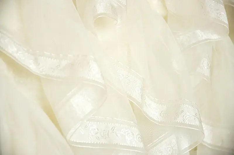 Комплект постельного белья из 4/6/8 шт. жаккардовый атласный комплект белого и