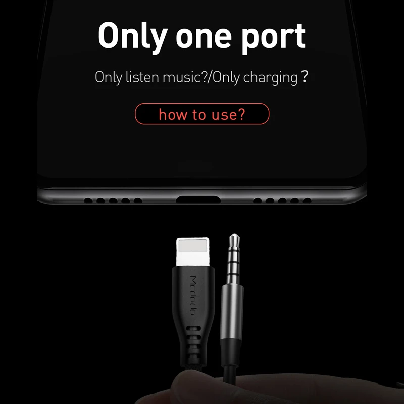 Mcdodo аудио адаптер для iPhone 12 11 Pro XR XS Max 8 7 Plus до 3 5 мм разъем наушников OTG зарядка 2A