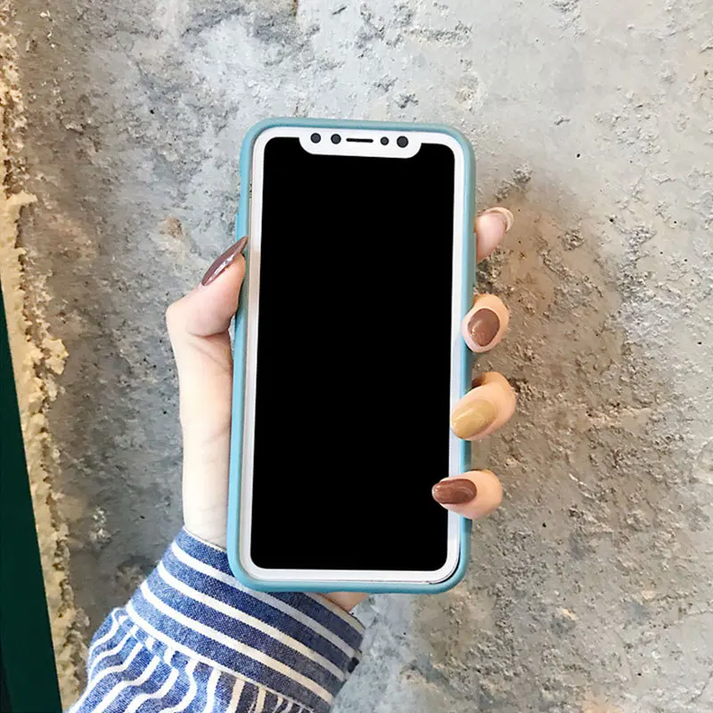 Силиконовый матовый чехол для iPhone XS MAX XR X 7 8 6 6s Plus | Мобильные телефоны и