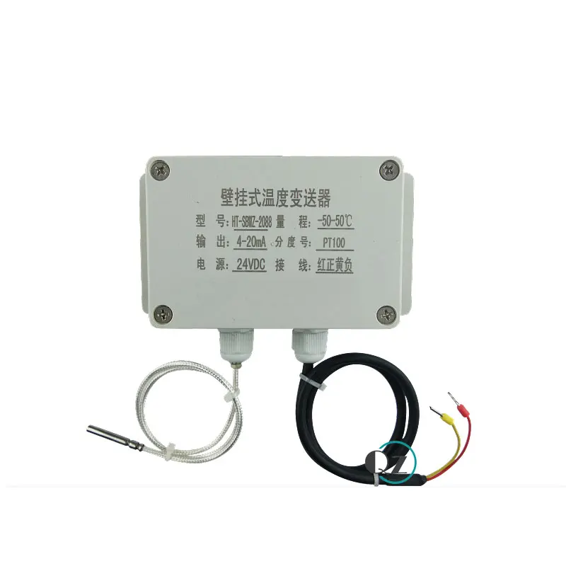 Настенный температурный передатчик 4-20 мА датчик температуры воздуховода PT100