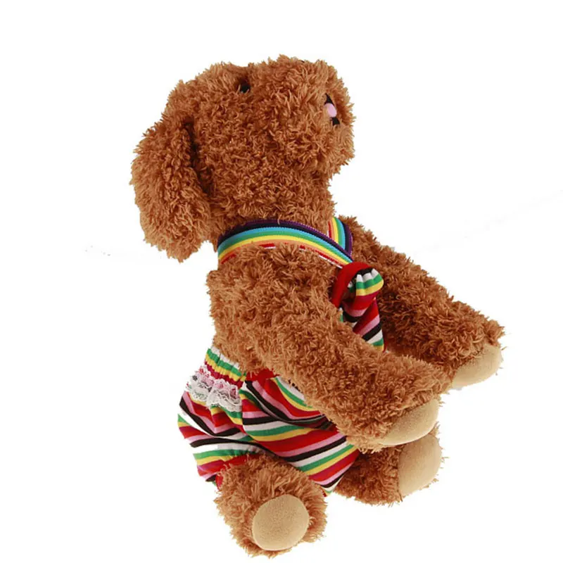 

Colorful Breathable Safety Dogs Physical Pant Dog Rainbow Fashion Underwear Pet Dog Panties Flower Puppy Shorts Dog Diapers