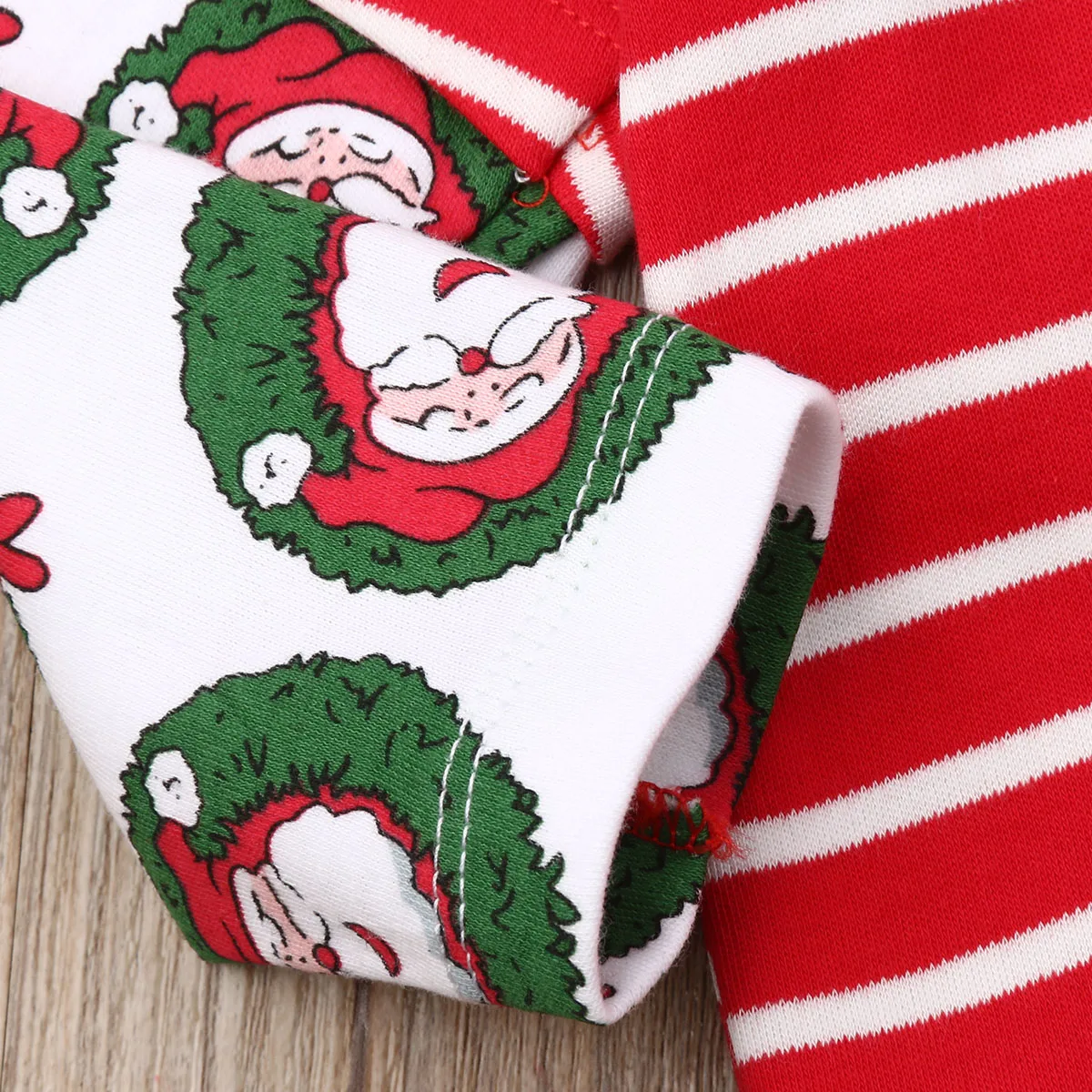 

US Infant Baby Boys Girl 0-18M Kids Christmas Xmas Long Sleeve Bodysuit Clothes