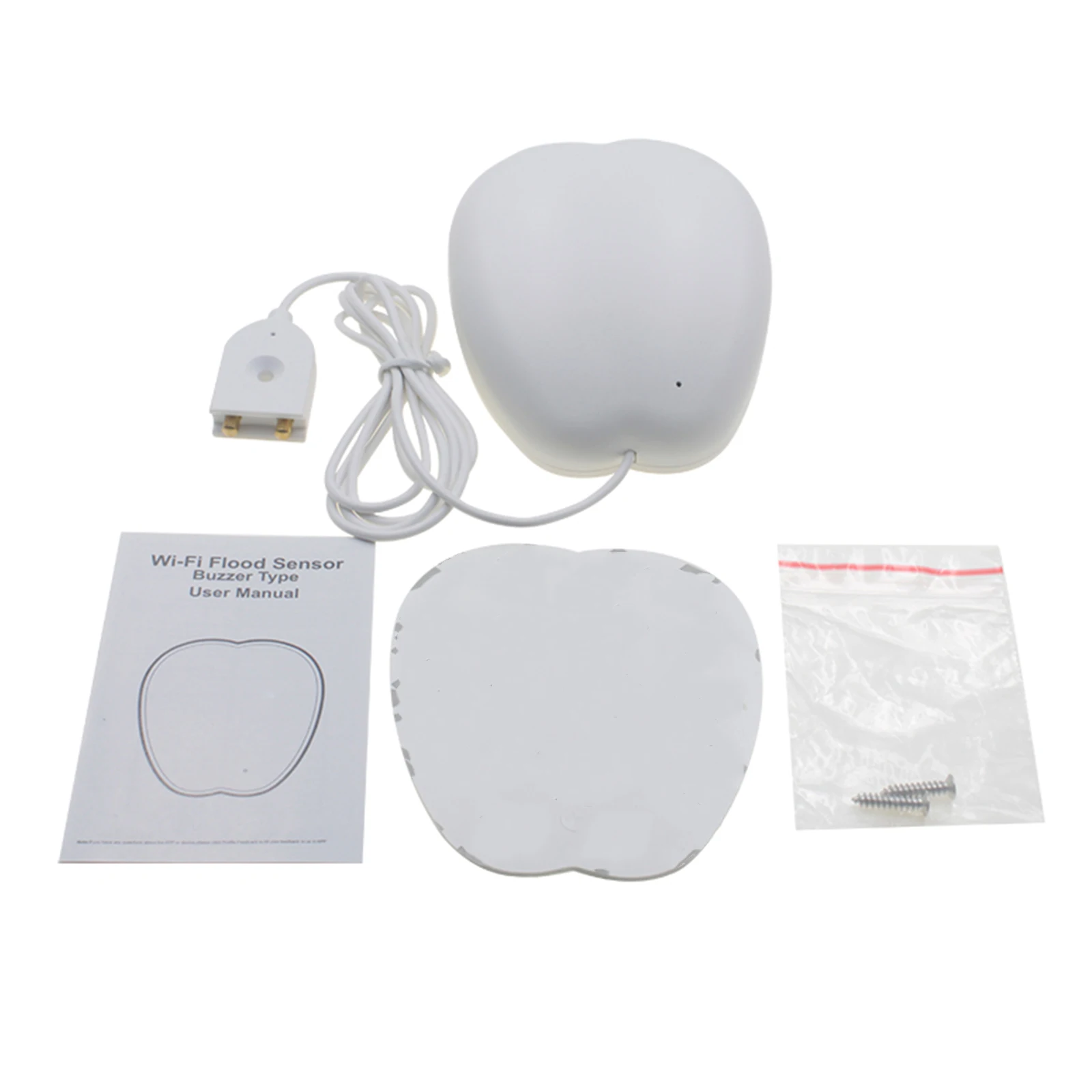 

WiFi Water Leak Sensor Smart Flood Detector Tuya APP Free Remote Monitoring Of Leaks 3.0 FT Detection Line Fish Tank Sink Tube