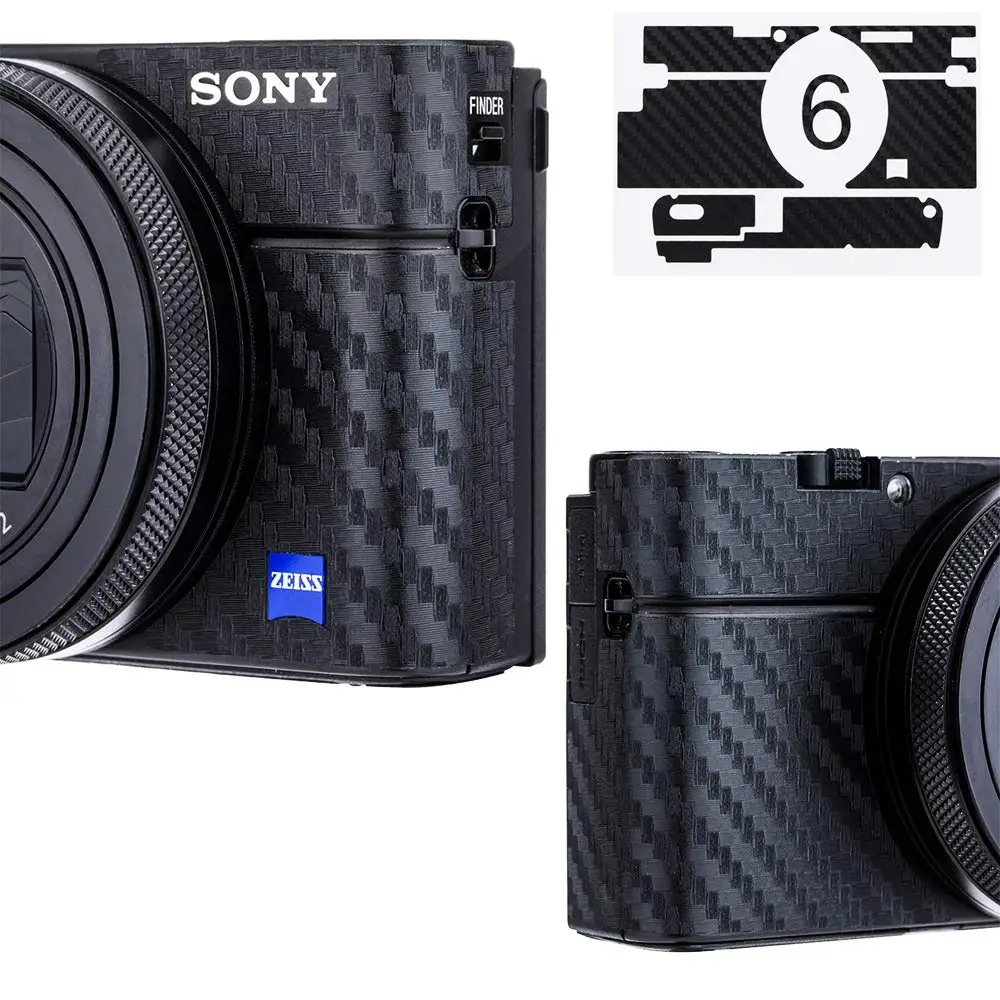 Наклейка из углеродного волокна для корпуса камеры Sony RX100 Mark VII VI RX100M6