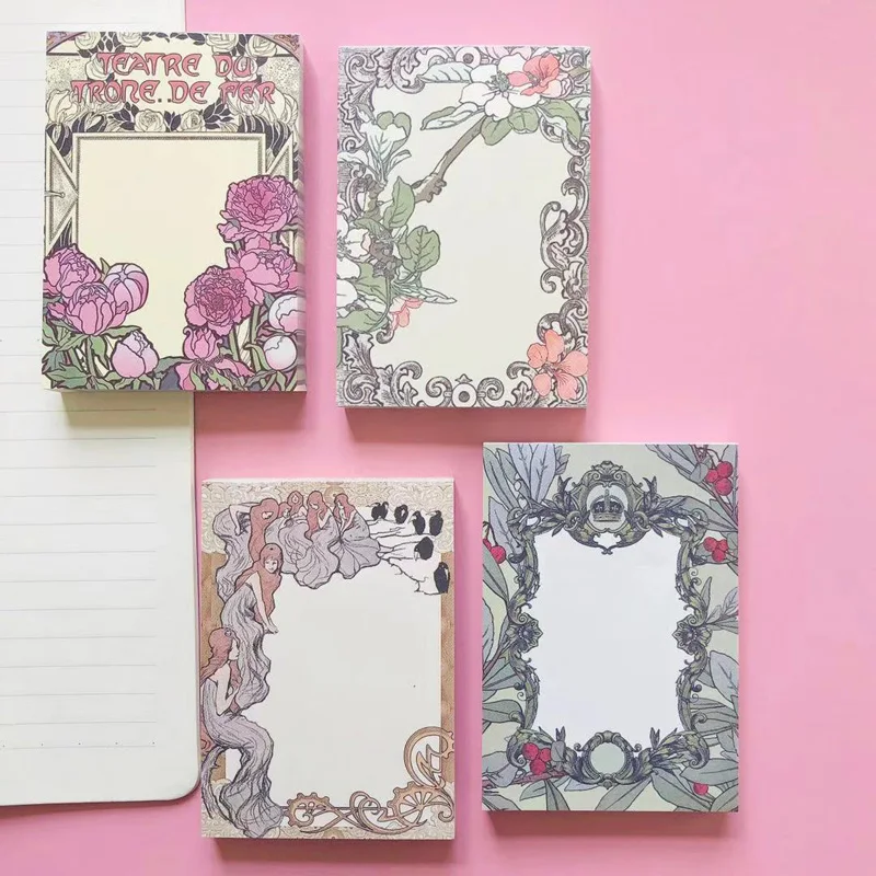 100 листов портативные винтажные памятки для таинственного сада канцелярские