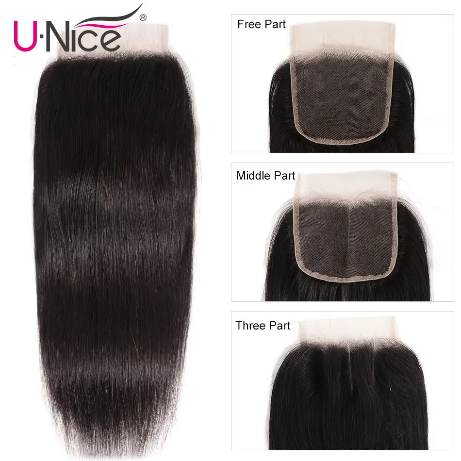 Женские бразильские прямые волосы свободные средние и три части Реми