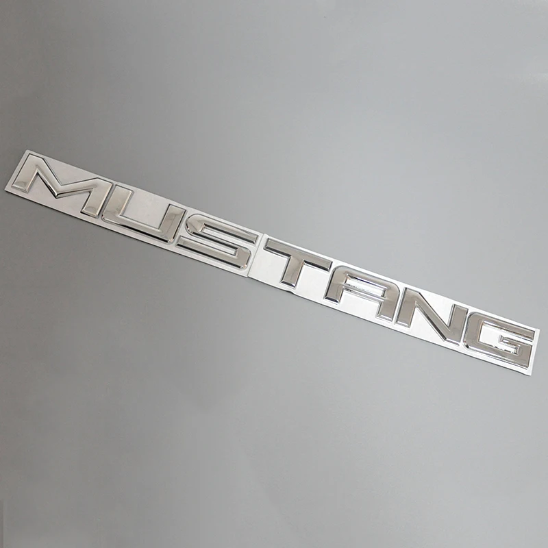 Металлические английские буквы значок MUSTANG Tail box наклейка на кузов автомобиля Ford