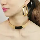 Массивное колье MANILAI с крутящим моментом, Женское Ожерелье золотистого цвета, металлический воротник, Макси ожерелье, африканская бижутерия, большие ювелирные изделия, 1, 2, 3 см