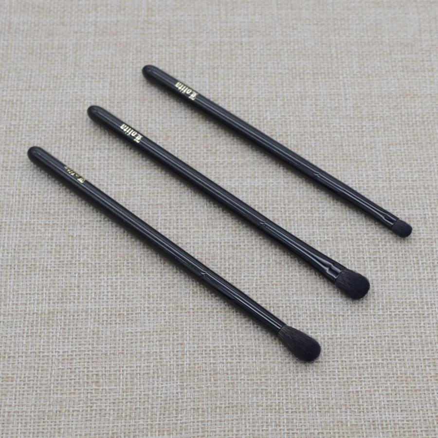 Набор профессиональных кистей для макияжа ручной работы из мягкой козьей шерсти Saikoho для растушевки теней на глазах и создания макияжа.