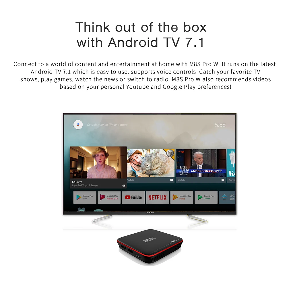 MECOOL M8S PRO W Smart tv Box Android 7,1 Amlogic S905W tv Box 1/2GB 8/16GB2. 4G WiFi Bluetooth телеприставка с ИК-пультом дистанционного управления