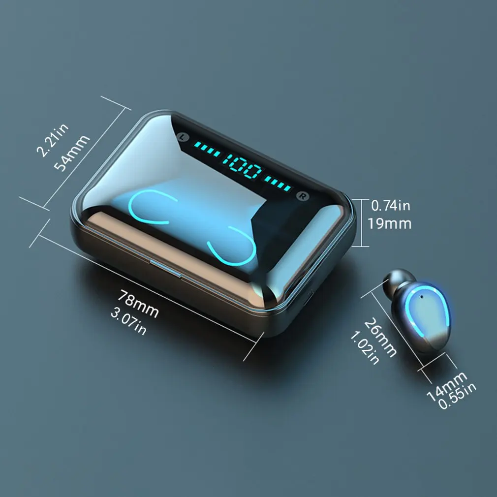 Новейшие беспроводные наушники с шумоподавлением спортивные водонепроницаемые