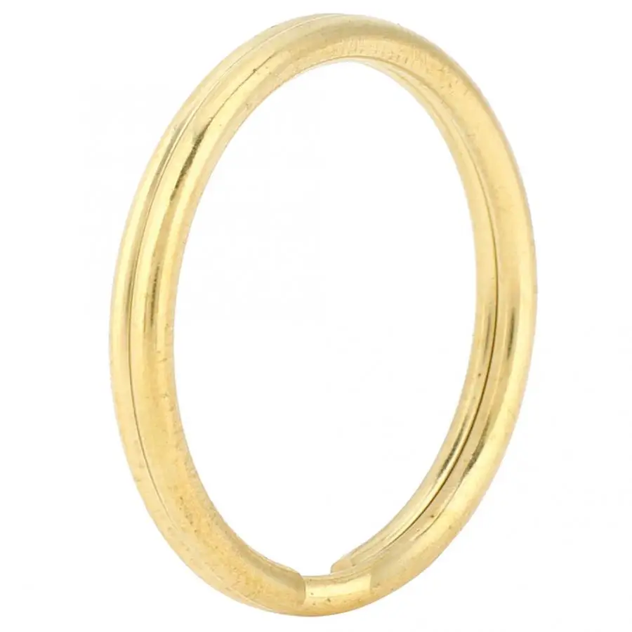 10 шт. латунное кольцо для ключей Золотая сумка крюк соединитель брелок сделай сам