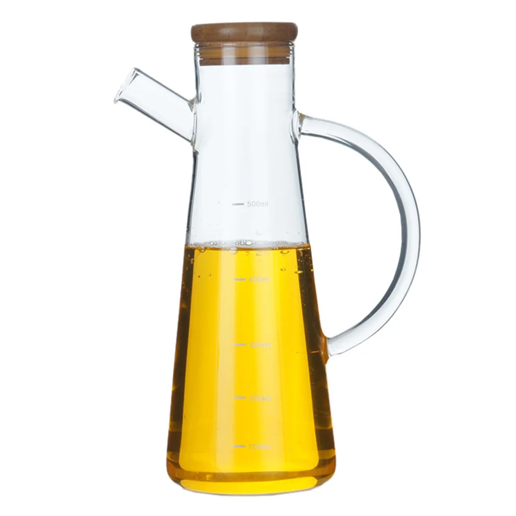 

Creative Soy Sauce Bottle Borosilicate Glass Oil Vinegar Condiment Bottle Sealed Practical Kitchen Supplies
