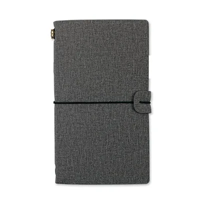 Dark Gray Agenda, A6, винтажный блокнот из искусственной кожи, еженедельник, Обложка, Канцтовары, офисные принадлежности, студенческий журнал для путешествий - Цвет: Dark Gray