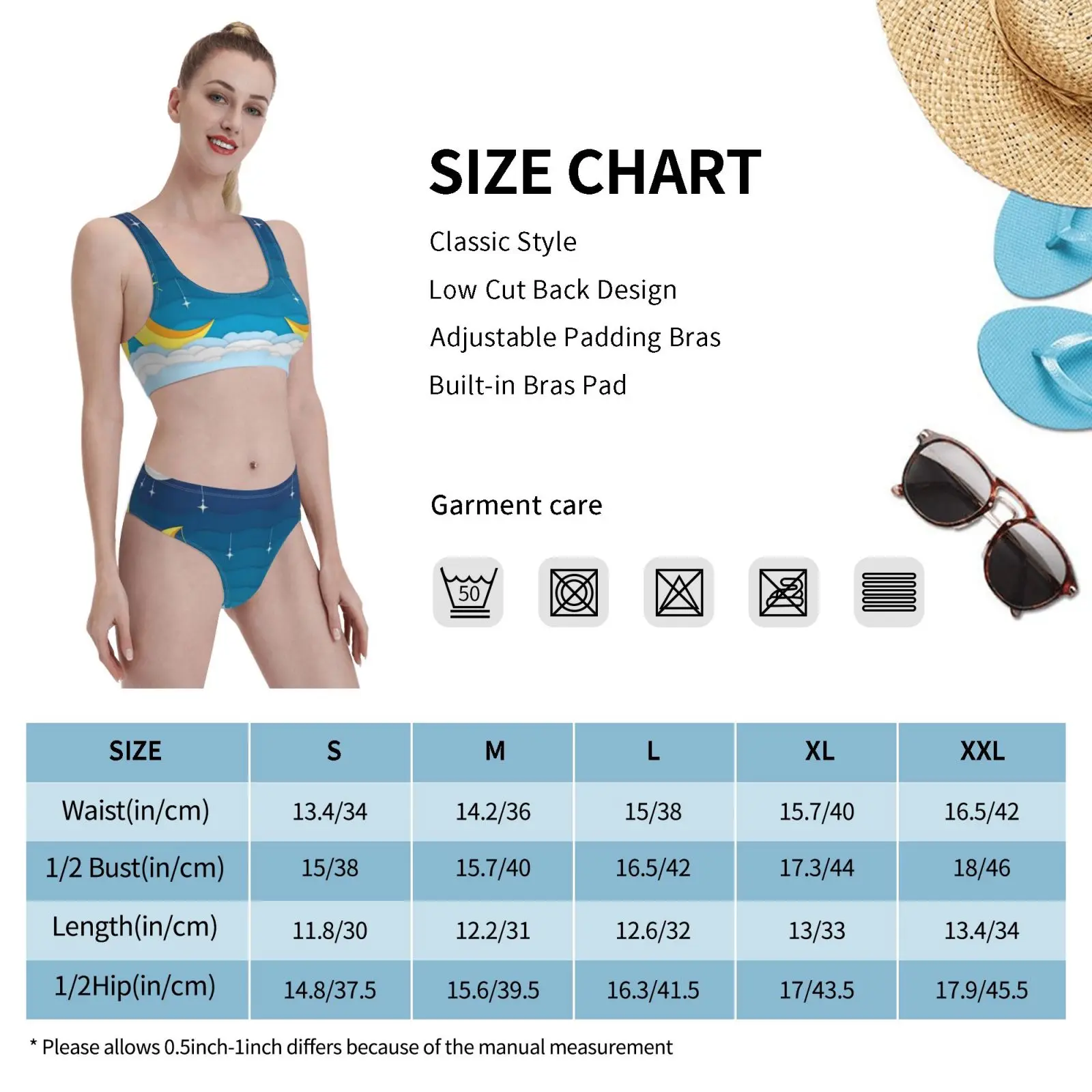 

Celestial Decor Swimsuit one piece Bikini Padded Animal Animal New Horizons Animal Pocket Camp