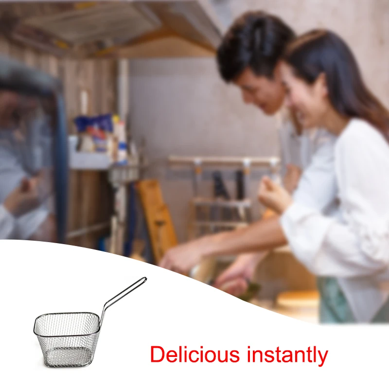1 шт. мини-корзина для жарки ситечко фритюрницы сетчатая корзина кухни инструмент