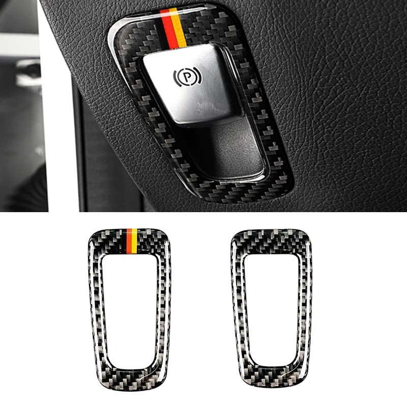 

Для Mercedes Benz C Class W205 C180 C200 C300 GLC260 углеродное волокно электронный ручной тормоз P Кнопка рамка крышка наклейка отделка
