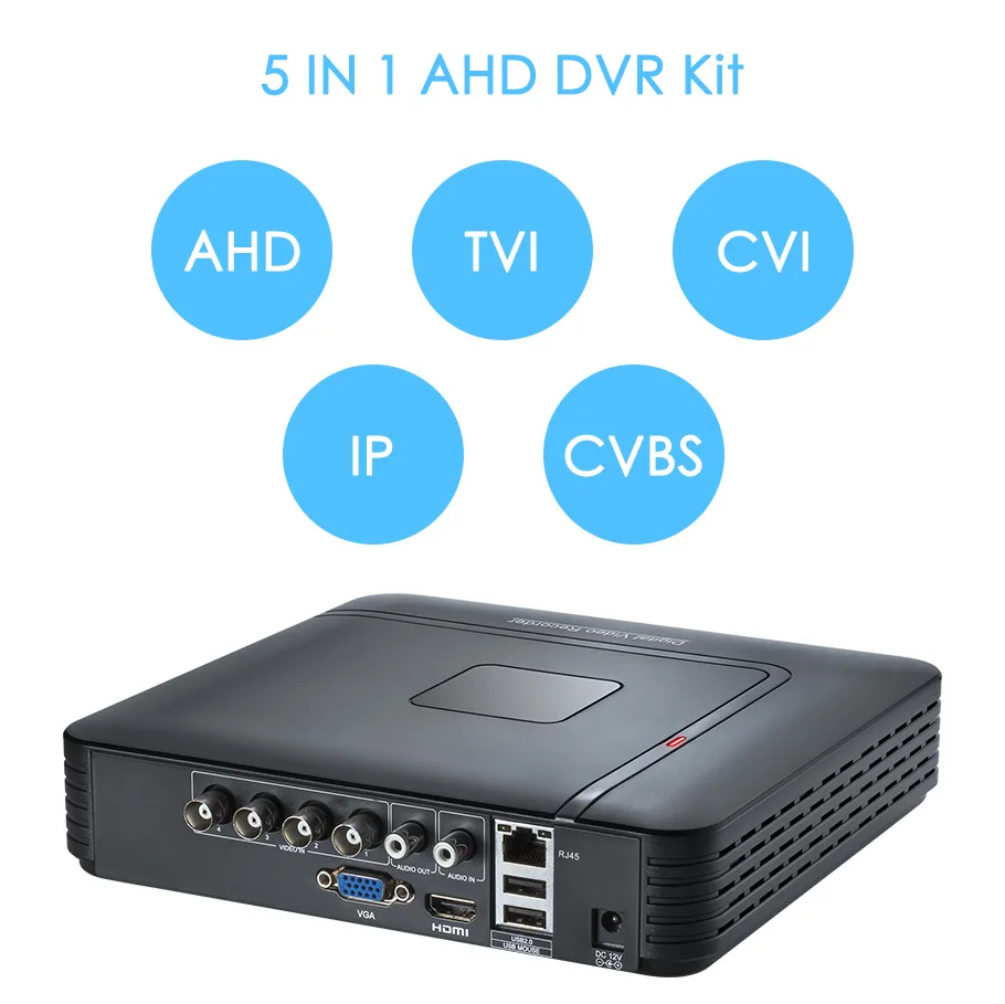 

KERUI 4CH DVR Camera Kits HD 4MP Outdoor Surveillance Camera CCTV Home Security Anti-Theft Smart Alarm Video Monitoring System