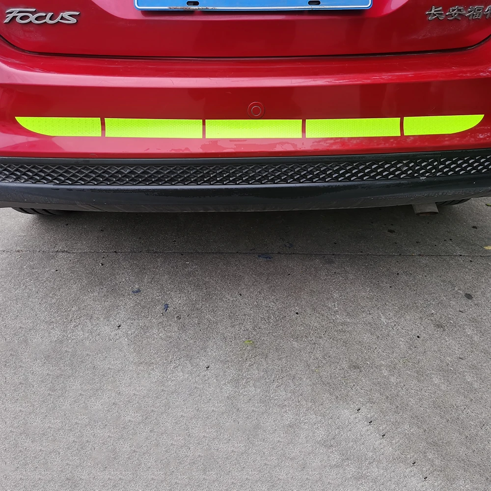 Car Reflectante Reflector Sticker 91*4cm Body Trunk Exterior Auto Accessories Reflective Tape Reflex Warning | Автомобили и