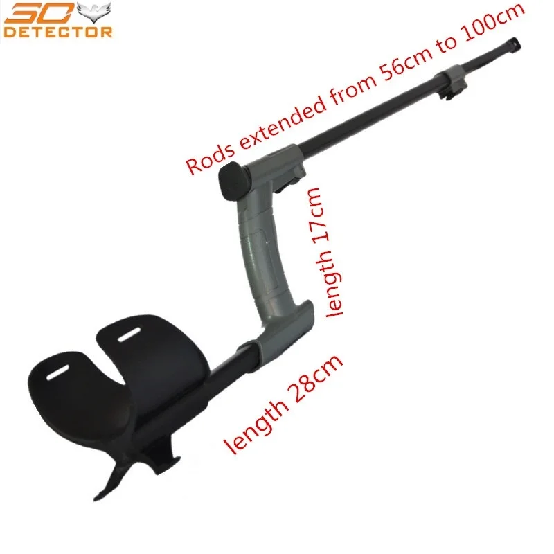 Телескопический Универсальный вал для металлоискателя Gold Hunter Black|Промышленные