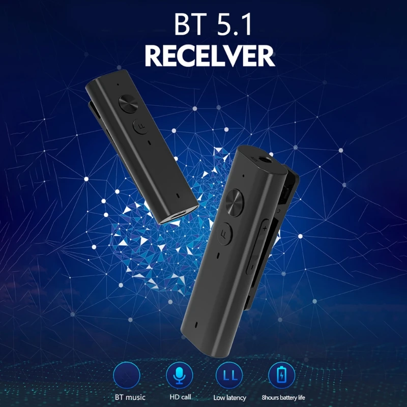 

Потоковая передача музыки, Bluetooth-совместимый приемник, адаптер громкой связи, автомобильный динамик, простой ответ, четкий и яркий звук