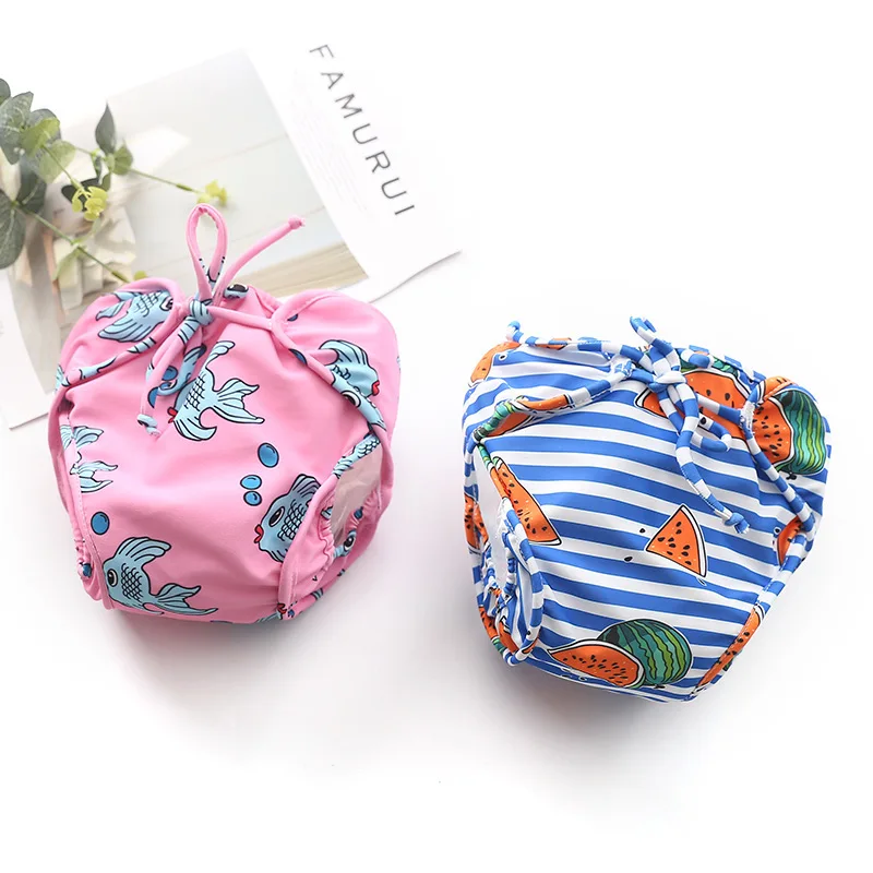 Детские плавки с милыми мультяшными героями непротекаемые для мальчиков и