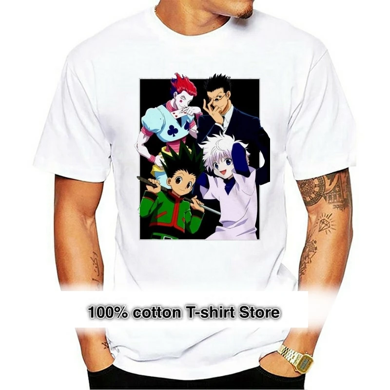 

Legit Hunter X Hunter Anime Gon Killua Leorio Hisoka Authentic T-Shirt Ts5Kyh Streetwear Funny Tee Shirt